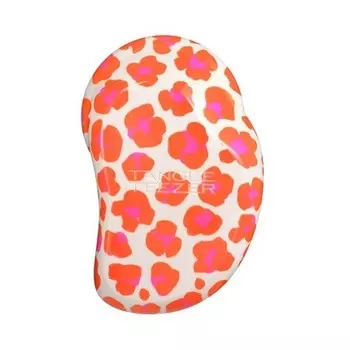 Tangle Teezer Оригинальная мини-щетка для распутывания волос для путешествий и маленьких рук с принтом «Оранжевый сафари»