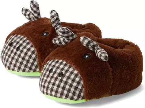 Тапочки 3-D Character Slipper Western Chief, цвет Cozy Moose