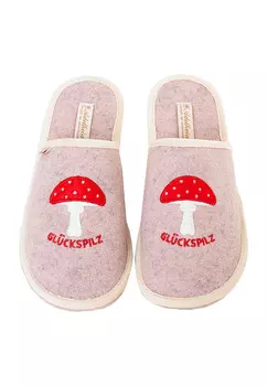 Тапочки Adelheid Filzpantoffel Glckspilz, розовый