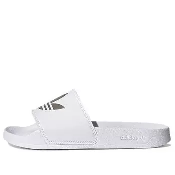 Тапочки adilette lite слайд Adidas, белый