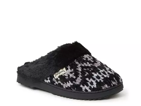 Тапочки Allison Scuff Dearfoams, черный