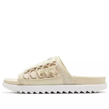 Тапочки asuna slide 'fossil' Nike, бежевый