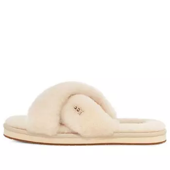 Тапочки ayana 'natural fluff' Ugg, бежевый