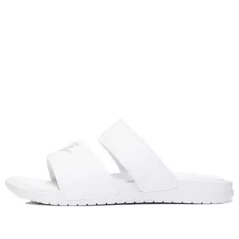 Тапочки benassi duo ultra slide 'white' Nike, белый
