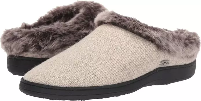 Тапочки Chinchilla Clog Ragg Acorn, цвет Charcoal Heather
