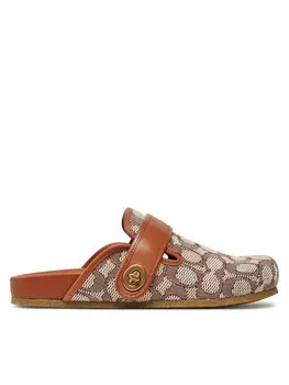 Тапочки Coach, коричневый