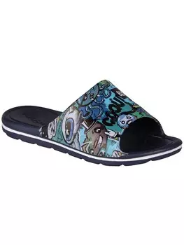 Тапочки Coqui LONG PRINTED, синий