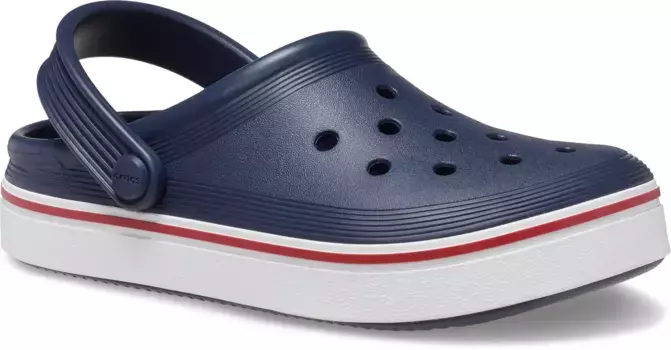 Тапочки Crocs "Crocband Clean Clog T", с защищенным носком, синий