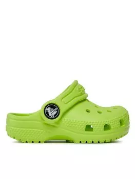 Тапочки Crocs, зеленый