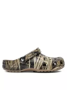 Тапочки Crocs, зеленый