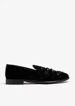 Тапочки Dolce&Gabbana Velvet, черный