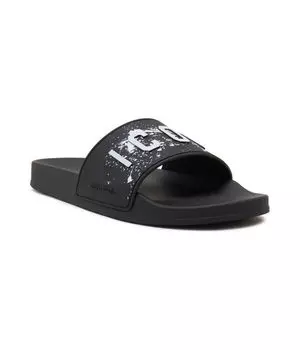 Тапочки Dsquared2 Icon, черный / белый
