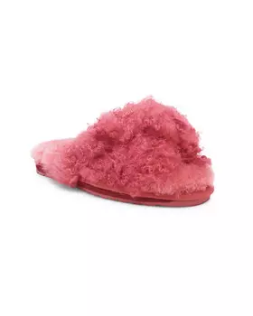 Тапочки EMU Australia Mayberry Curly, роза