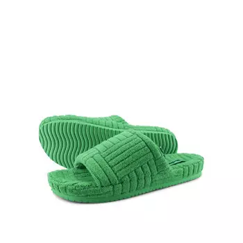 Тапочки Flip Flop Hausschuh home*frottee, цвет Smaragdgrn