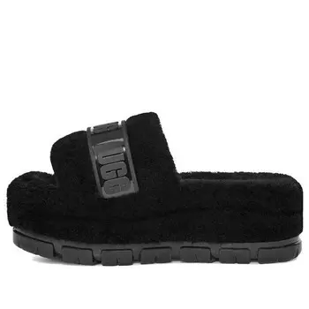 Тапочки fluffita clear 'black' Ugg, черный