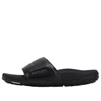 Тапочки ft sway slide 'triple black' Under Armour, черный