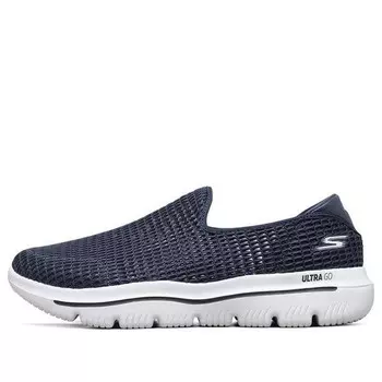 Тапочки go walk evolution ultra 'blue white' Skechers, синий
