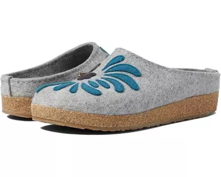 Тапочки Haflinger Blooming, цвет Silver Grey