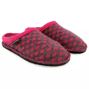 Тапочки Haflinger Fun, цвет Anthracite/Fuchsia