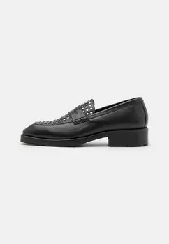 Тапочки LEATHER Zign Studio, цвет black