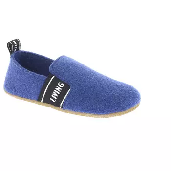Тапочки Living Kitzbhel T-Modell Filz & LK Schriftzug No. 3645, цвет Sapphire