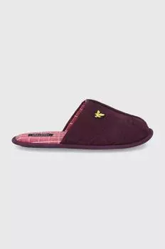 Тапочки Lyle & Scott, бордовый