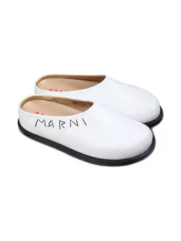 Тапочки Marni Kids Fussbet, белый