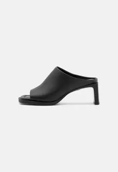 Тапочки MID HEEL Tommy Jeans, черный