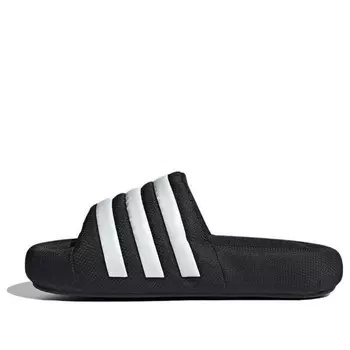 Тапочки оригиналы adilette шлепанцы Adidas, черный