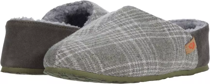 Тапочки Parker Plaid Hoodback + Bloom Acorn, цвет Grey Plaid