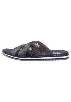 Тапочки Rieker, цвет ozean/denim