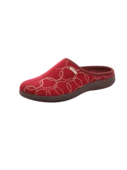 Тапочки ROHDE Winter Pantoffel Textil Bari, цвет weinrot