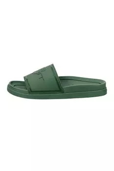 Тапочки с логотипом Gant, зеленый