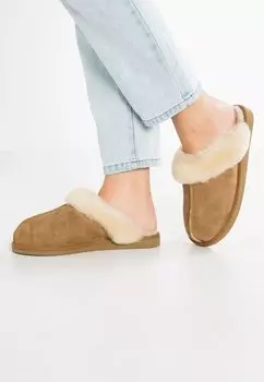 Тапочки Shepherd из овчины, коричневый