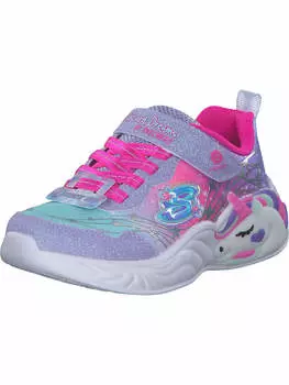 Тапочки Skechers, цвет lavender/hot pink