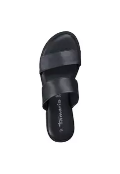 Тапочки Tamaris, чёрные однотонные