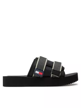 Тапочки Tommy Jeans, черный
