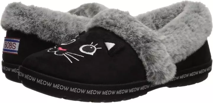 Тапочки Too Cozy - Meow Pajamas BOBS from SKECHERS, черный