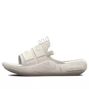 Тапочки ua alpha 2.0 slides 'white' Under Armour, белый