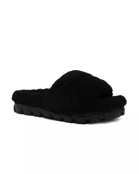 Тапочки UGG Cozetta Curly, черный