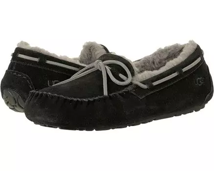 Тапочки UGG Olsen, цвет Black Suede