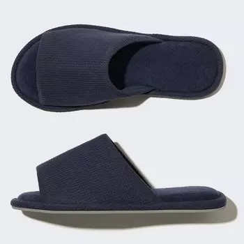 Тапочки Uniqlo Open Toe Waffle, синий