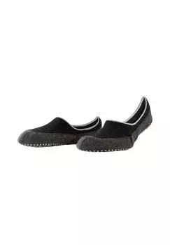 Тапочки унисекс - Cosyshoe, низкие, домашние тапочки, противоскользящие, пинетки, натуральная шерсть FALKE, черный