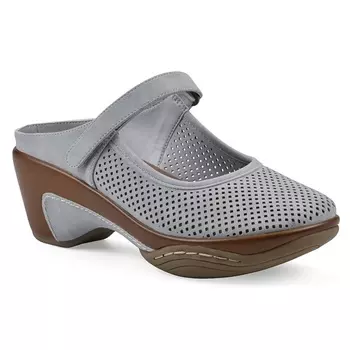 Тапочки Vinto 2 wide mary jane clog от White Mountain, blue raspberry sueded smooth