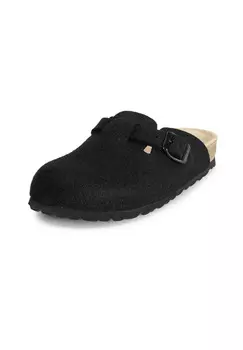 Тапочки VITAFORM Wollfilz Clogs, черный