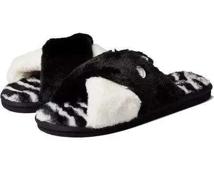 Тапочки Volcom Lil Slip, цвет Black/White