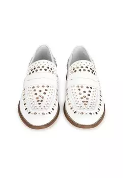 Тапочки Vorde Leren Loafers PS POELMAN, белые