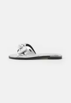 Тапочки Walta DKNY, цвет silver