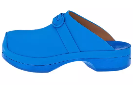 Тапочки женские Ferragamo Gancini, синий