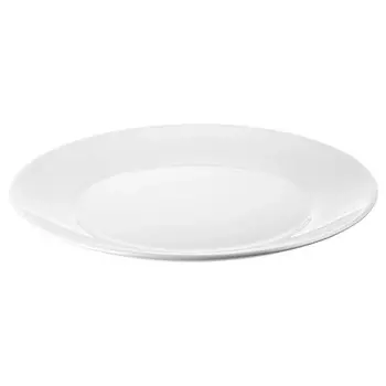 Тарелка, белая, 25 см, OFTAST IKEA